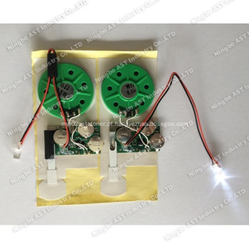 Módulo de Voz LED, Chip de som com lingueta deslizante, Chip de Voz com Pre-Gravação de LED
